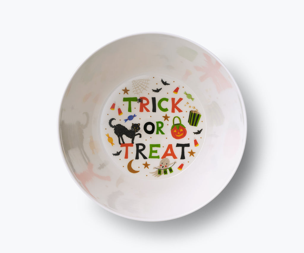 Cloverpaperco™ - Melamine Serving Bowl - Halloween Parade
