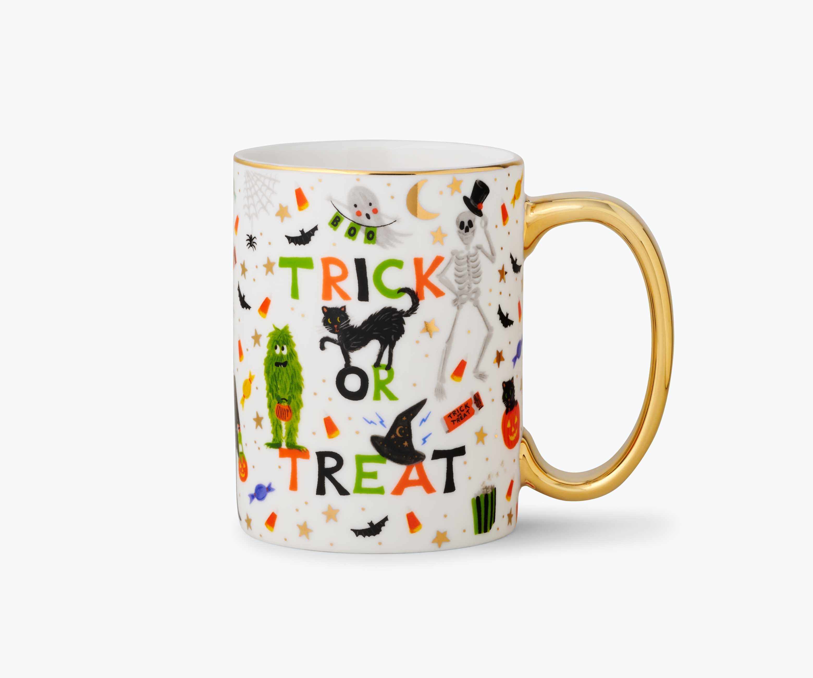 Cloverpaperco™ - Porcelain Mug - Halloween Parade