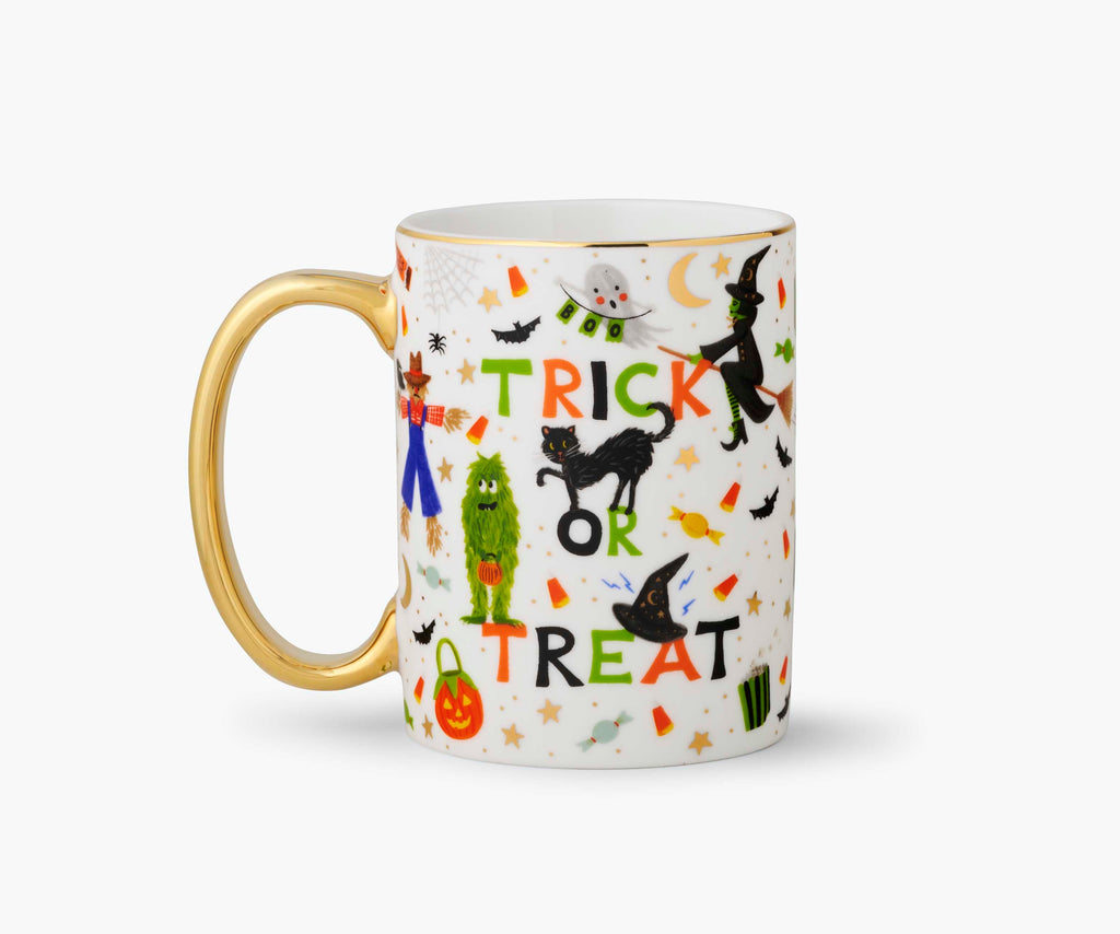 Cloverpaperco™ - Porcelain Mug - Halloween Parade