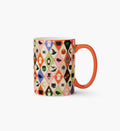 Cloverpaperco™ - Porcelain Mug - Halloween Argyle