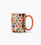 Cloverpaperco™ - Porcelain Mug - Halloween Argyle