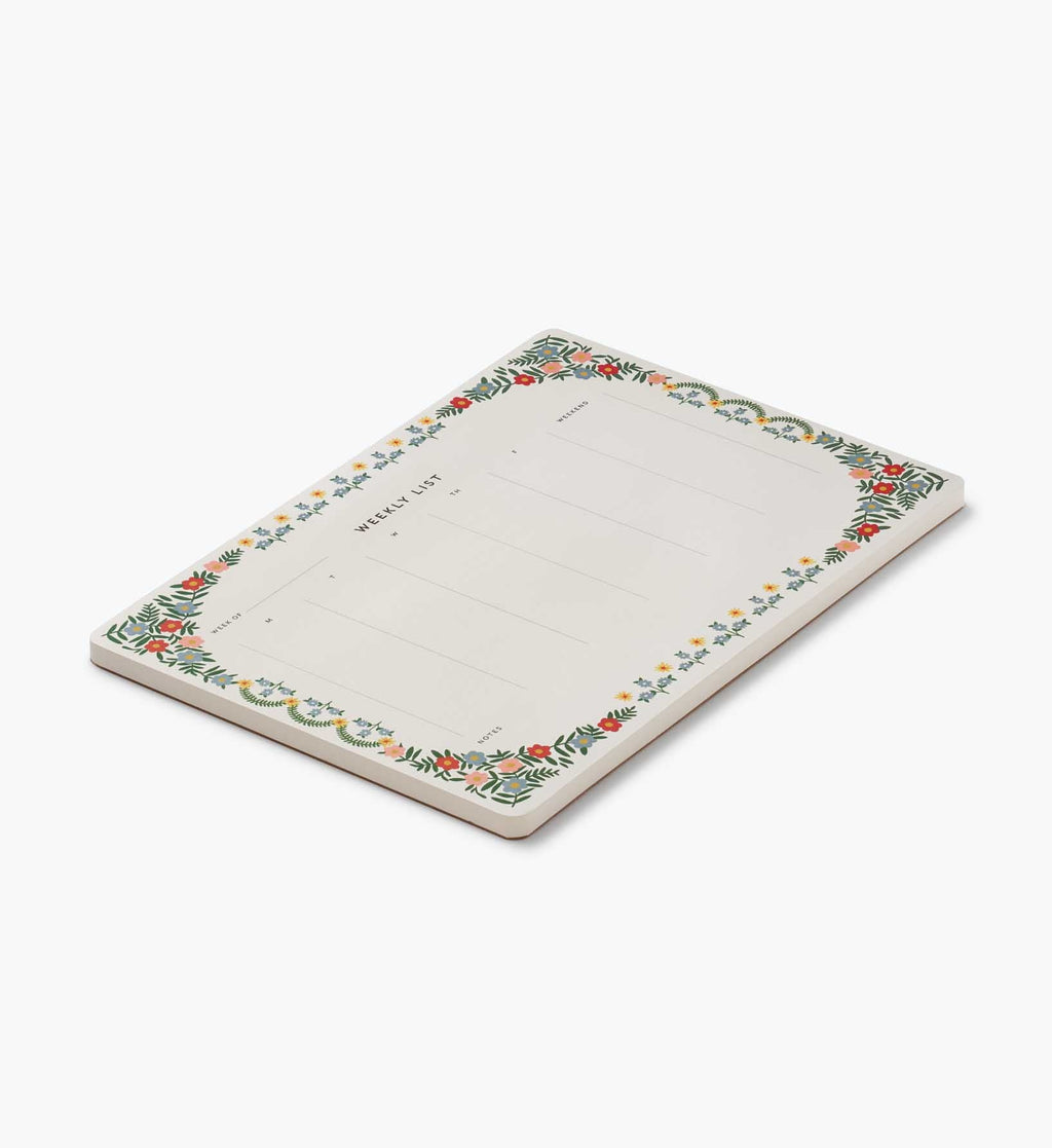Cloverpaperco™ - Weekly Desk Pad - Rosette