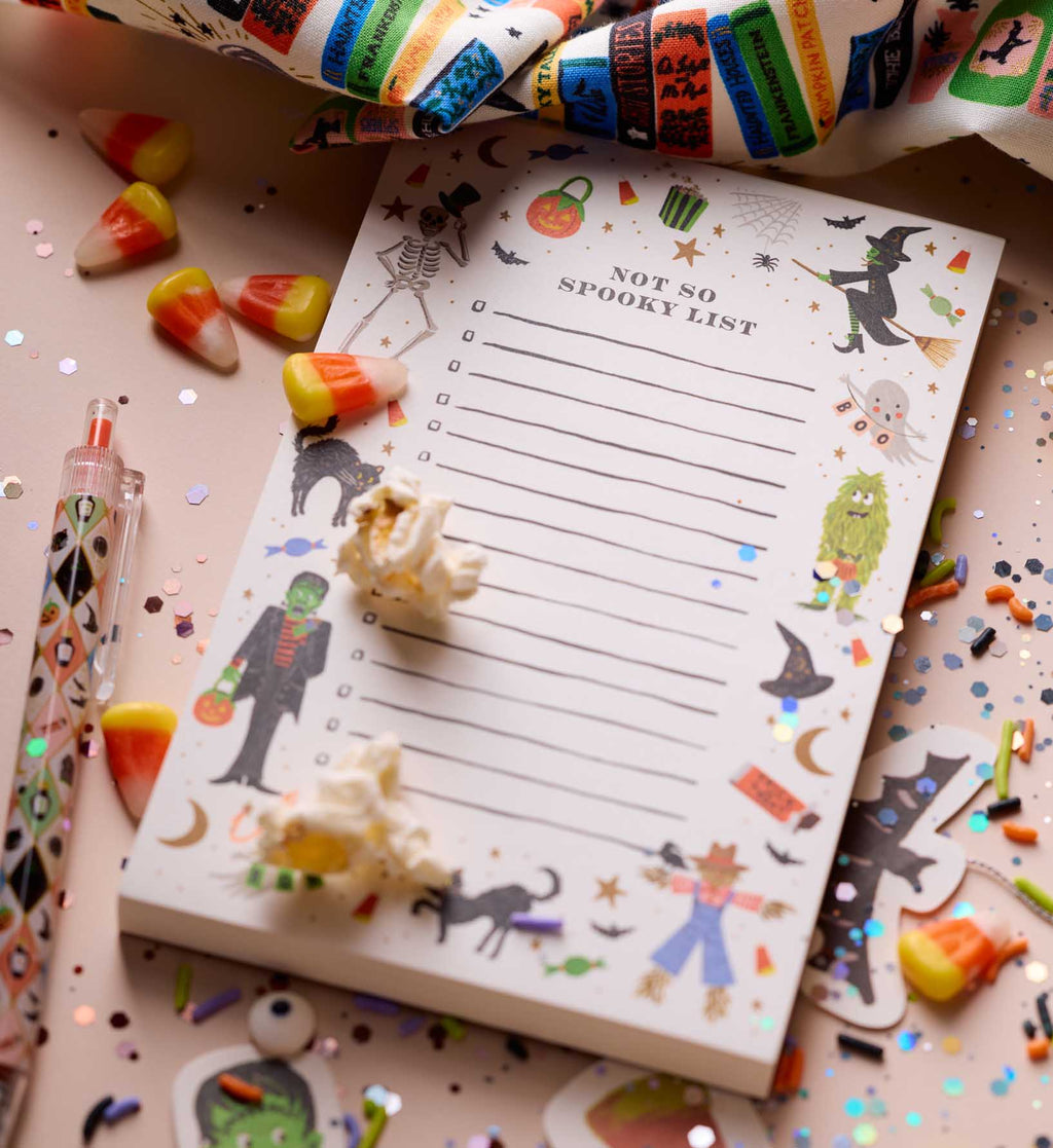 Cloverpaperco™ - Checklist Notepad - Halloween Parade