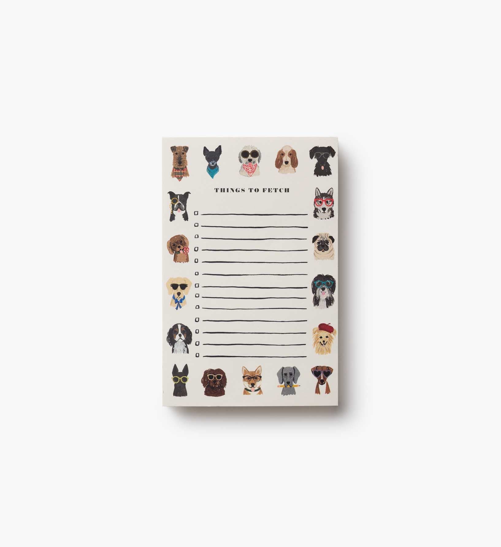 Cloverpaperco™ - Checklist Notepad - Dog Days