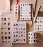 Cloverpaperco™ - Checklist Notepad - Cool Cats