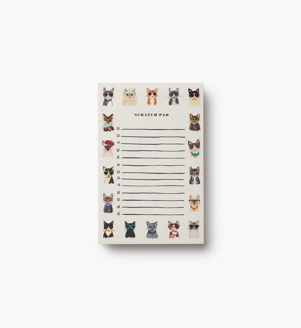 Cloverpaperco™ - Checklist Notepad - Cool Cats