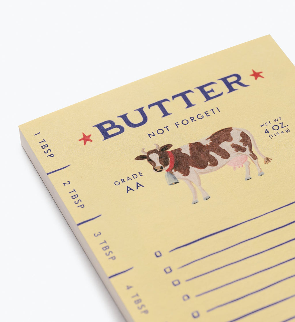 Cloverpaperco™ - Market Pad - Butter Not Forget