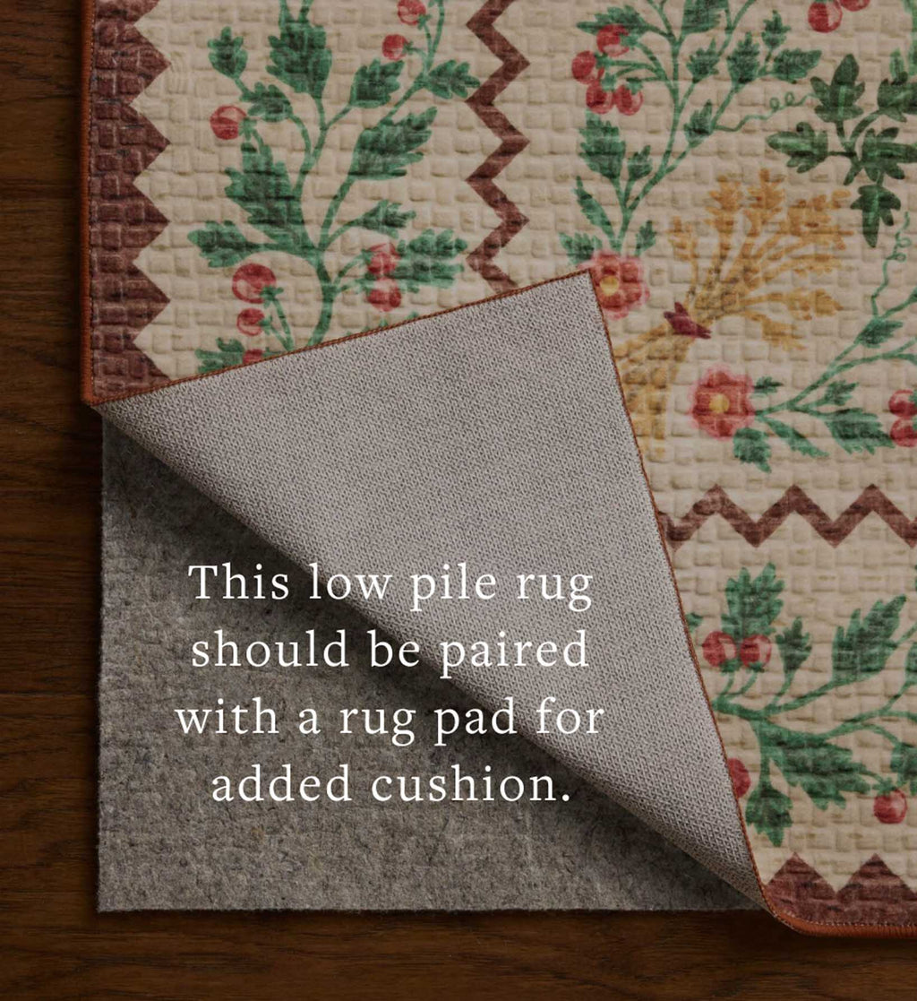 Cloverpaperco™ - Orchard Country Farm Washable Rug - Ivory