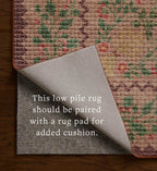 Cloverpaperco™ - Orchard Country Farm Washable Rug - Mauve