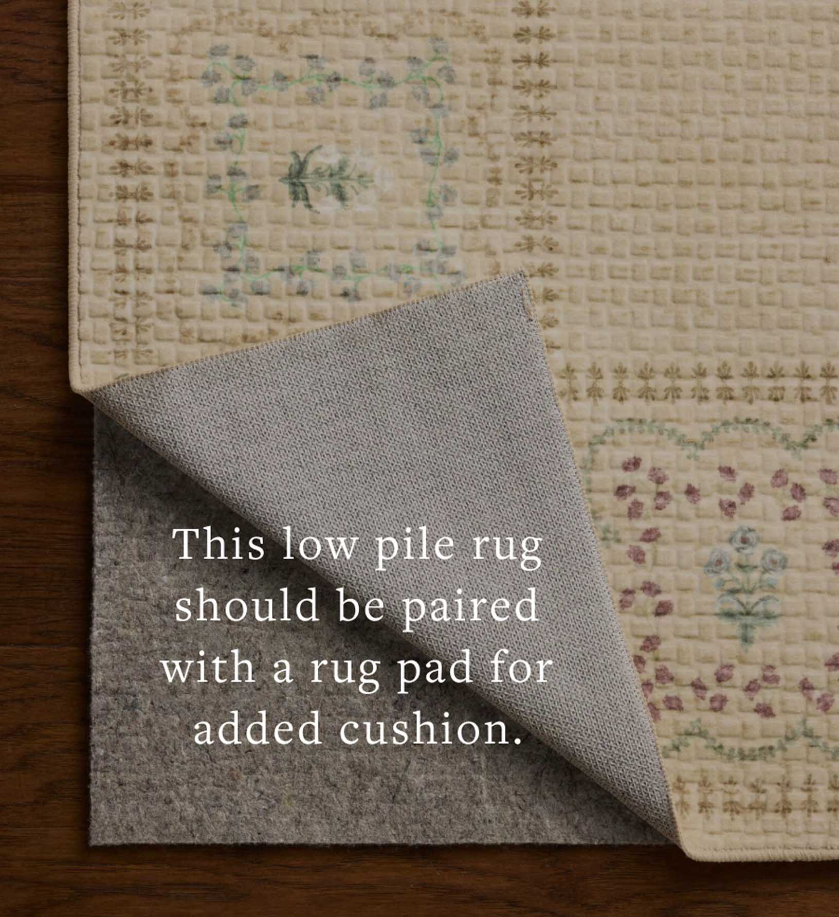 Cloverpaperco™ - Orchard Lottie Washable Rug - Natural