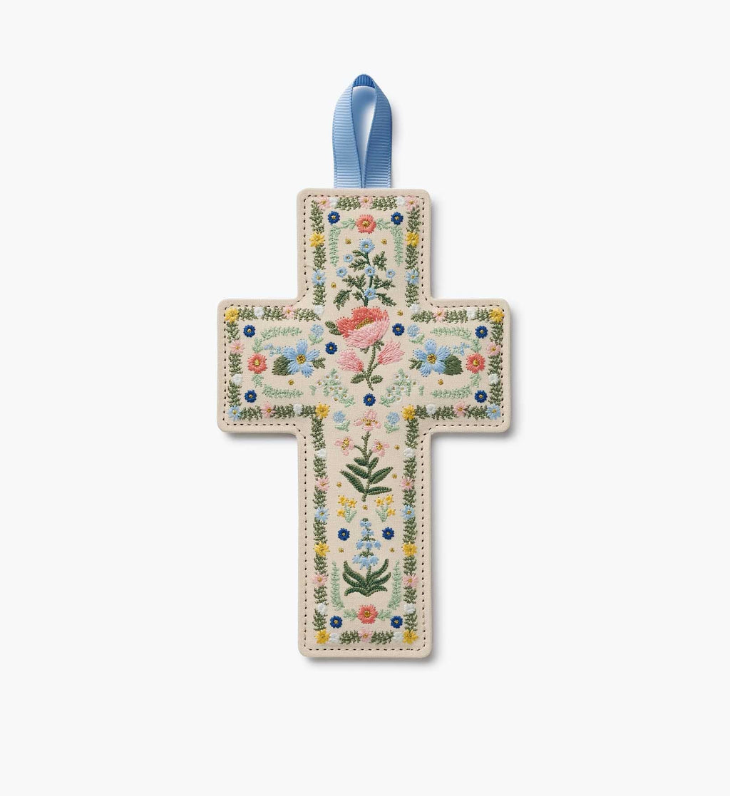 Cloverpaperco™ - Embroidered Cross - Rosette