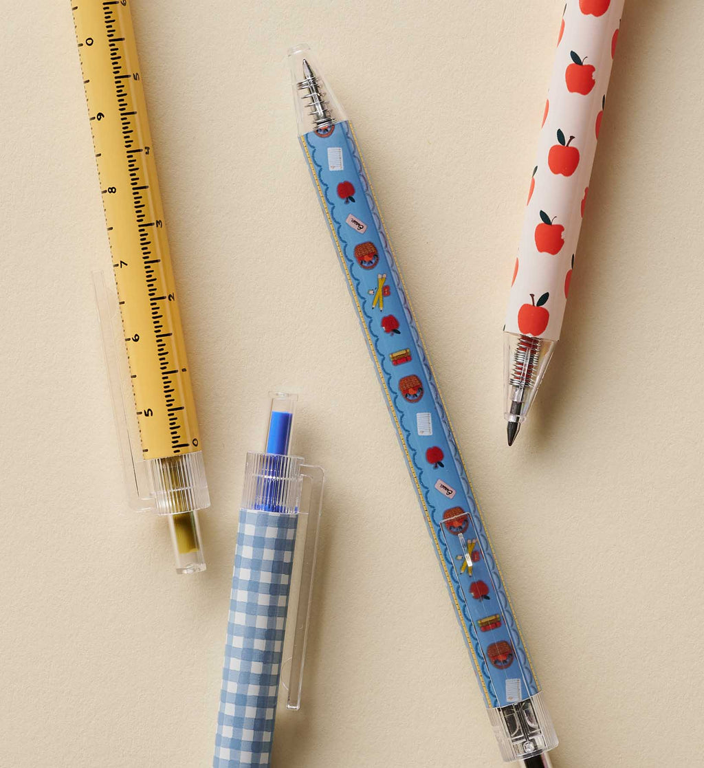 Cloverpaperco™ - Gel Pen Set of 4 - Schoolhouse