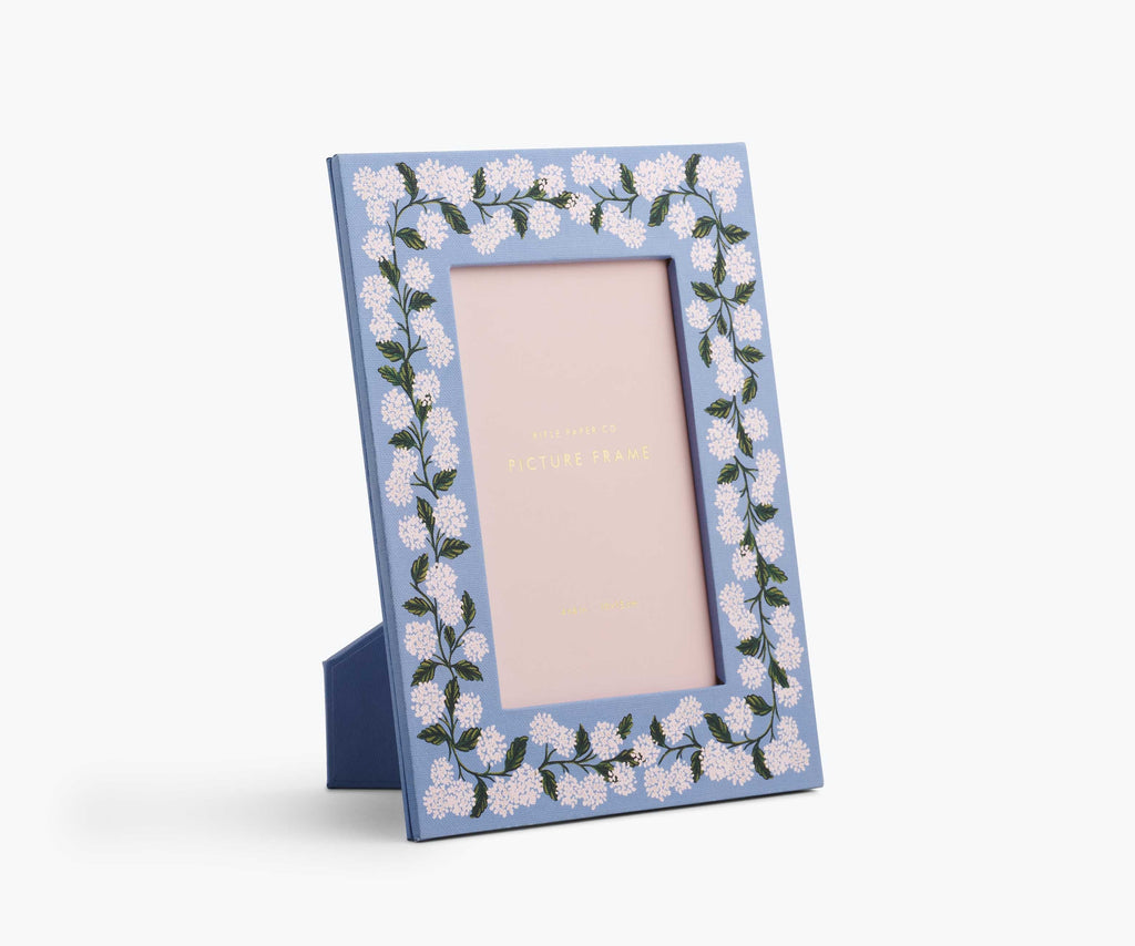 Cloverpaperco™ - Paper Wrapped Picture Frame - Hydrangea