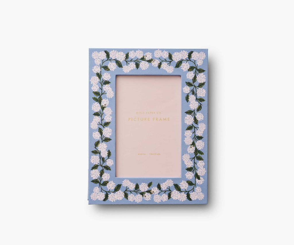 Cloverpaperco™ - Paper Wrapped Picture Frame - Hydrangea