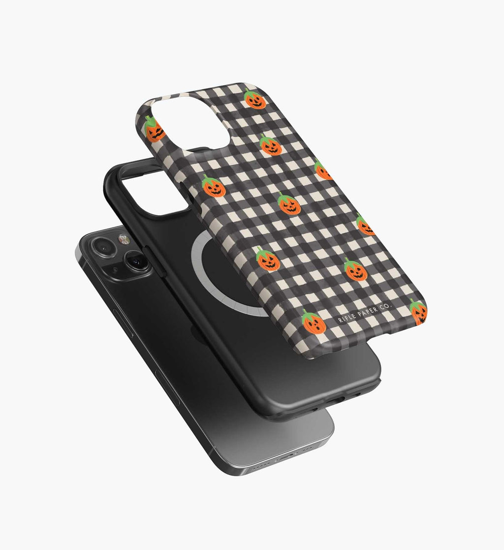 Cloverpaperco™ - Phone Case - Pumpkin Gingham