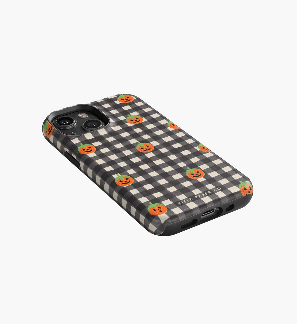 Cloverpaperco™ - Phone Case - Pumpkin Gingham