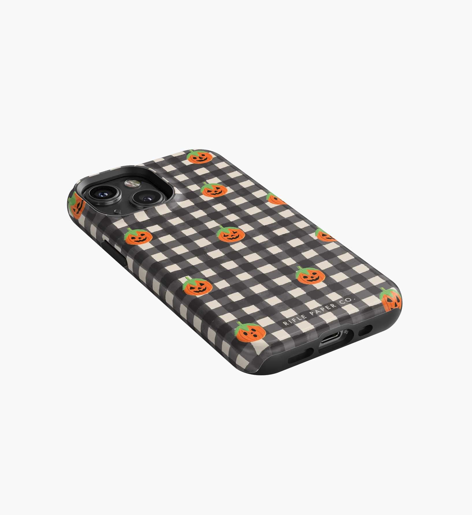 Cloverpaperco™ - Phone Case - Pumpkin Gingham