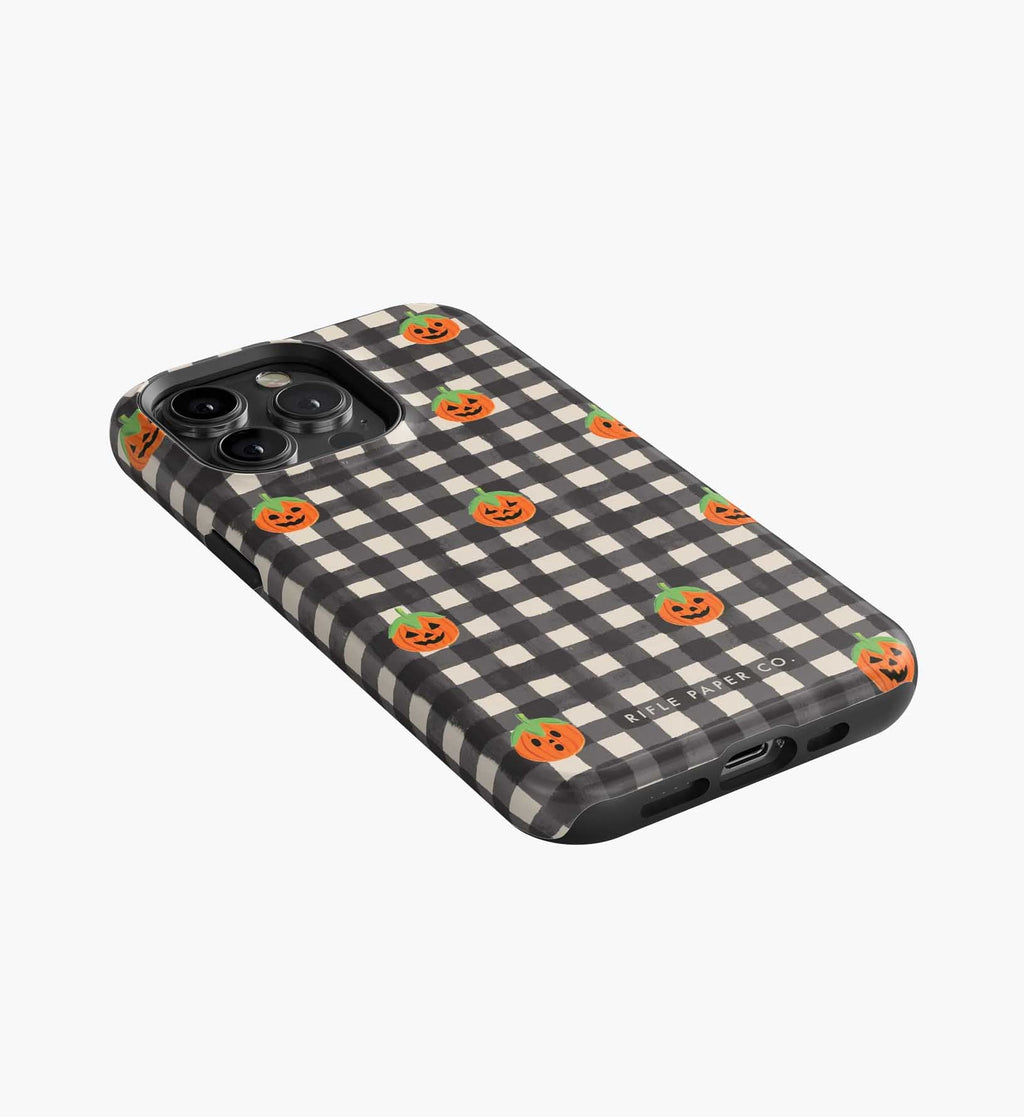 Cloverpaperco™ - Phone Case - Pumpkin Gingham