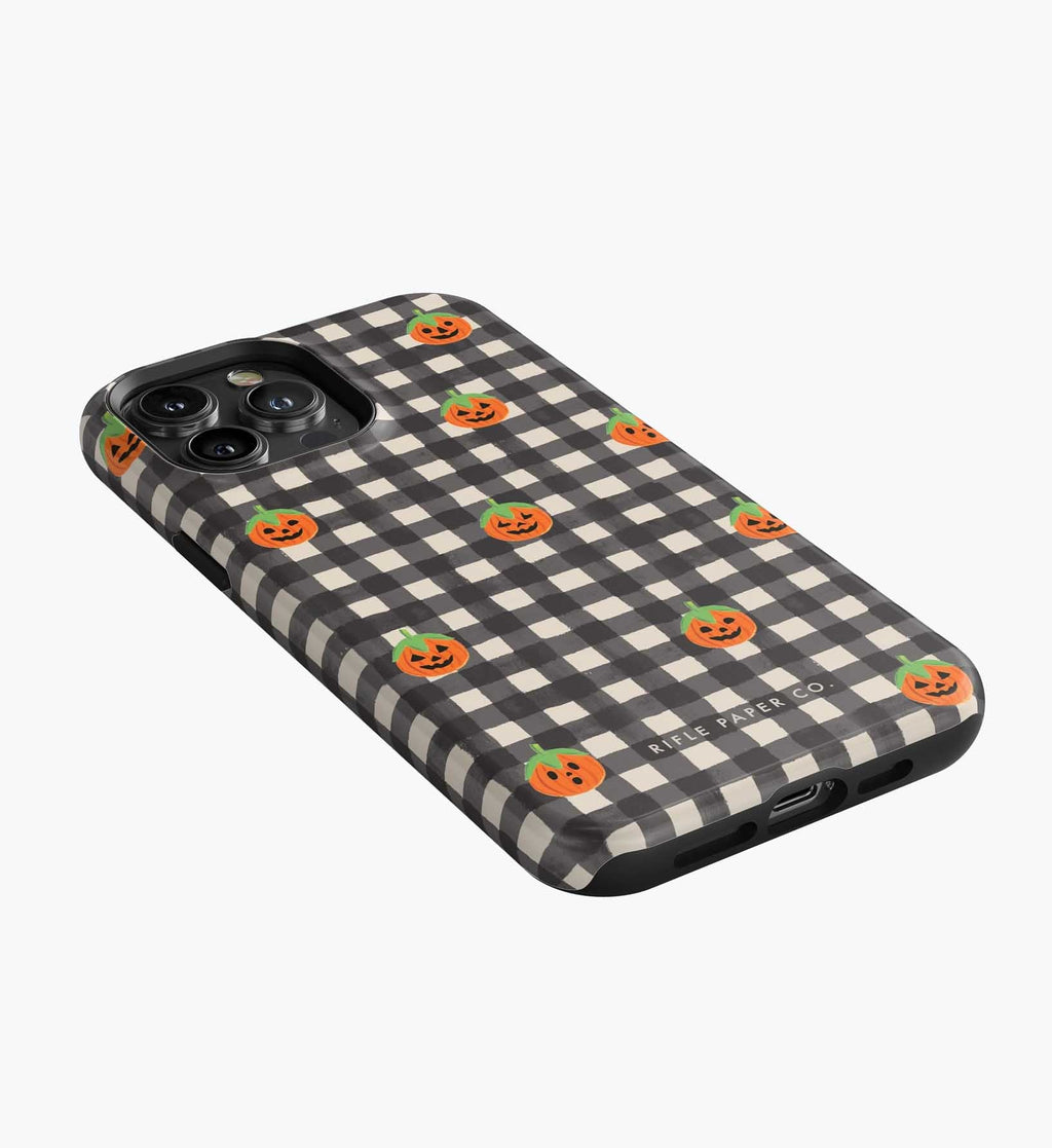 Cloverpaperco™ - Phone Case - Pumpkin Gingham