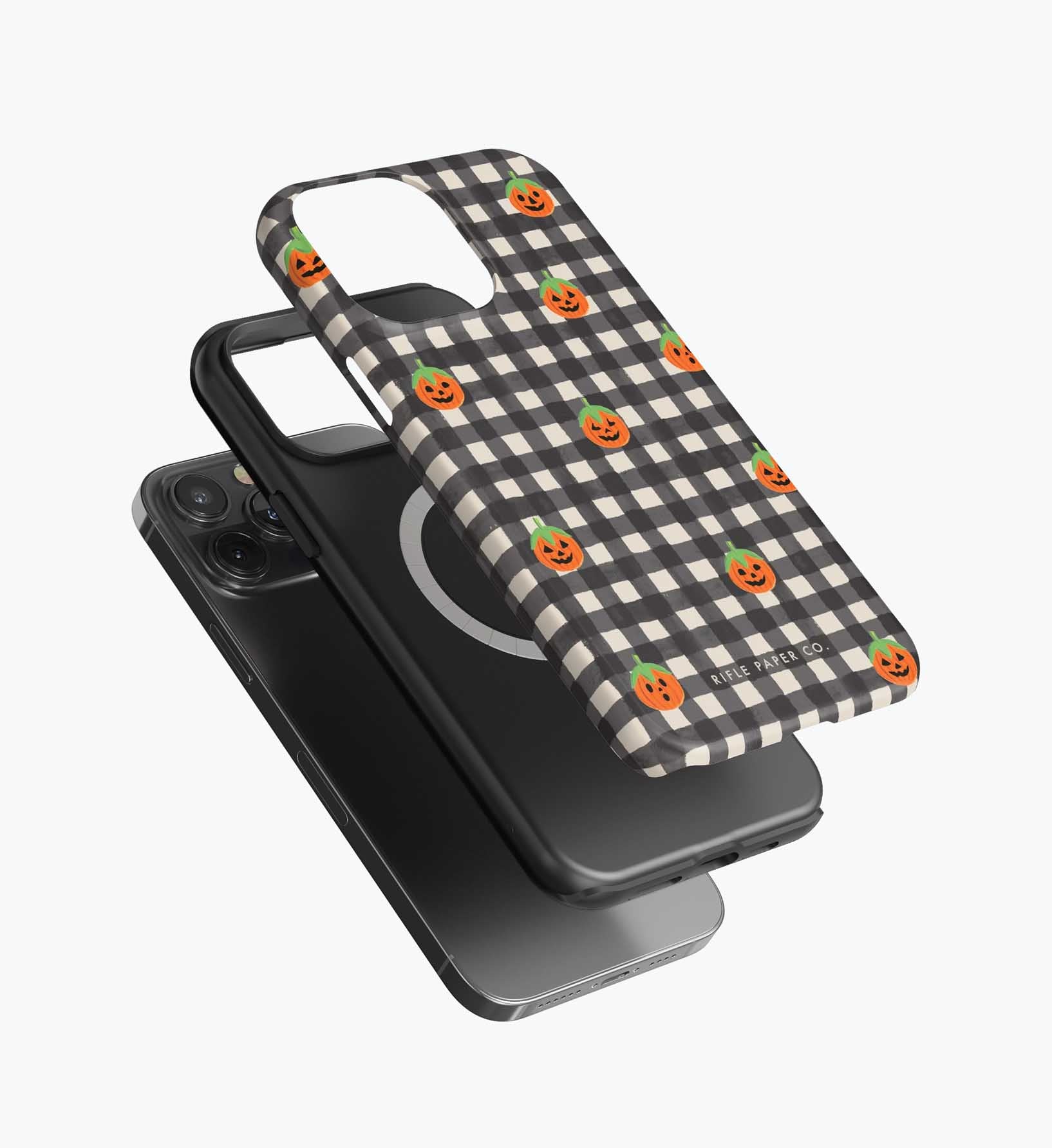 Cloverpaperco™ - Phone Case - Pumpkin Gingham