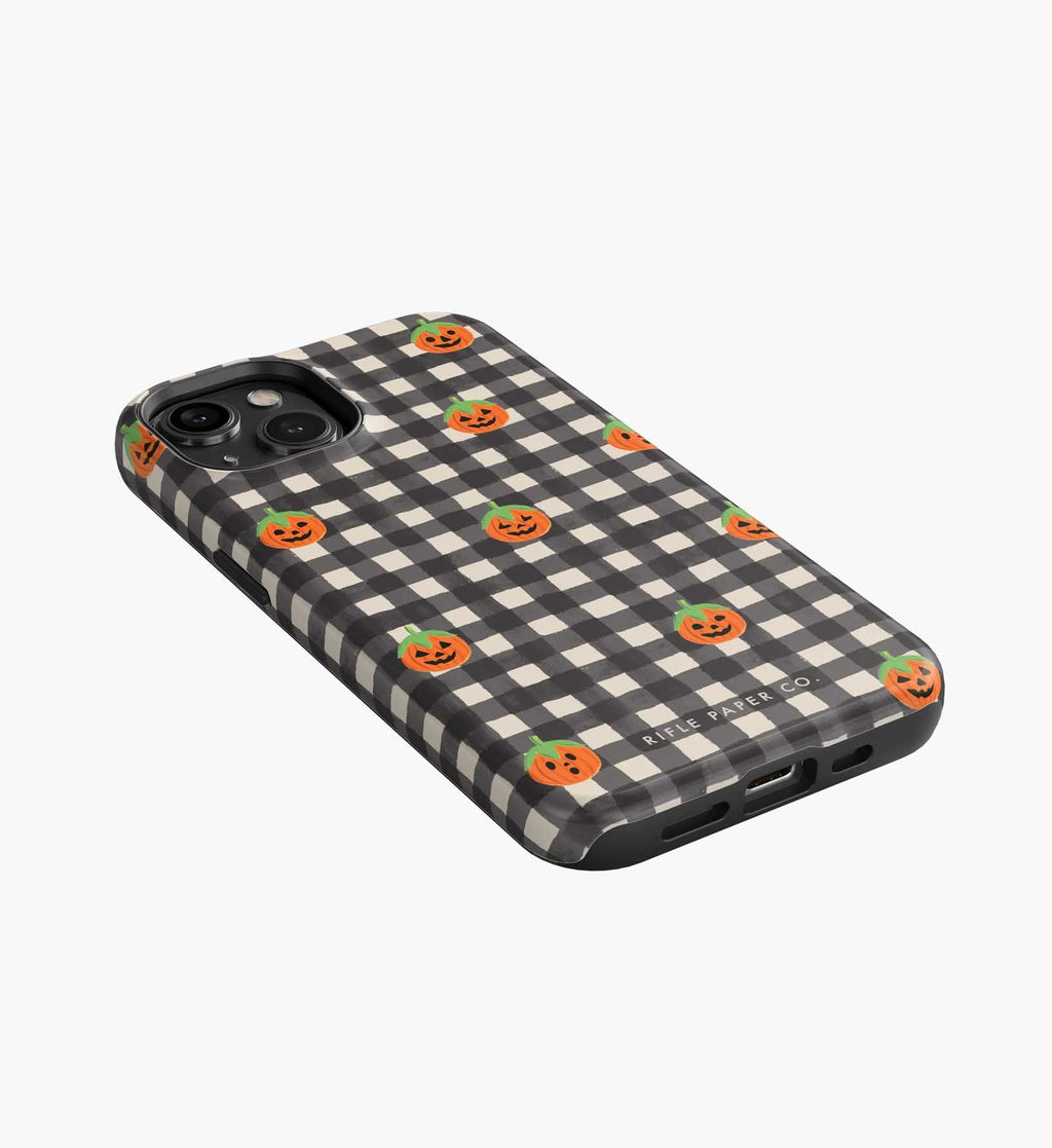 Cloverpaperco™ - Phone Case - Pumpkin Gingham