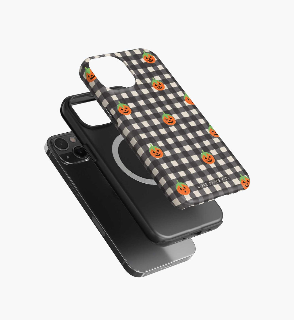 Cloverpaperco™ - Phone Case - Pumpkin Gingham