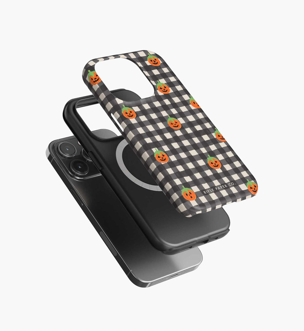 Cloverpaperco™ - Phone Case - Pumpkin Gingham