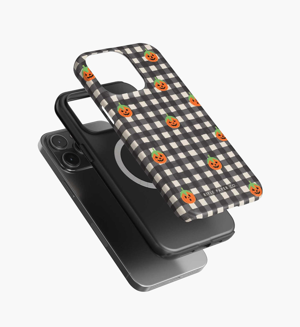 Cloverpaperco™ - Phone Case - Pumpkin Gingham