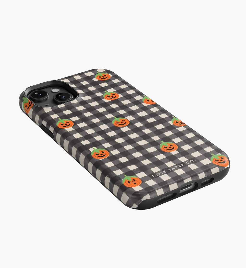 Cloverpaperco™ - Phone Case - Pumpkin Gingham