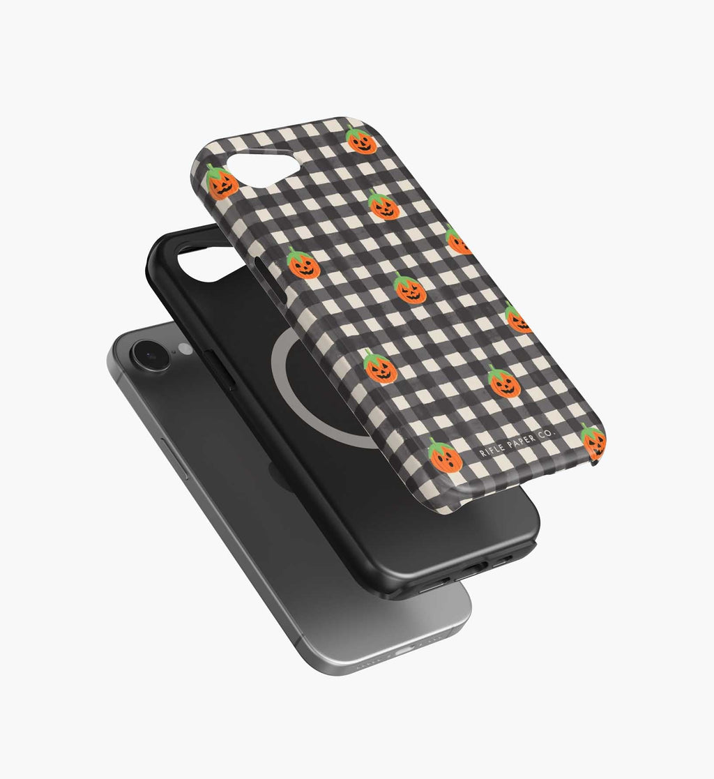 Cloverpaperco™ - Phone Case - Pumpkin Gingham