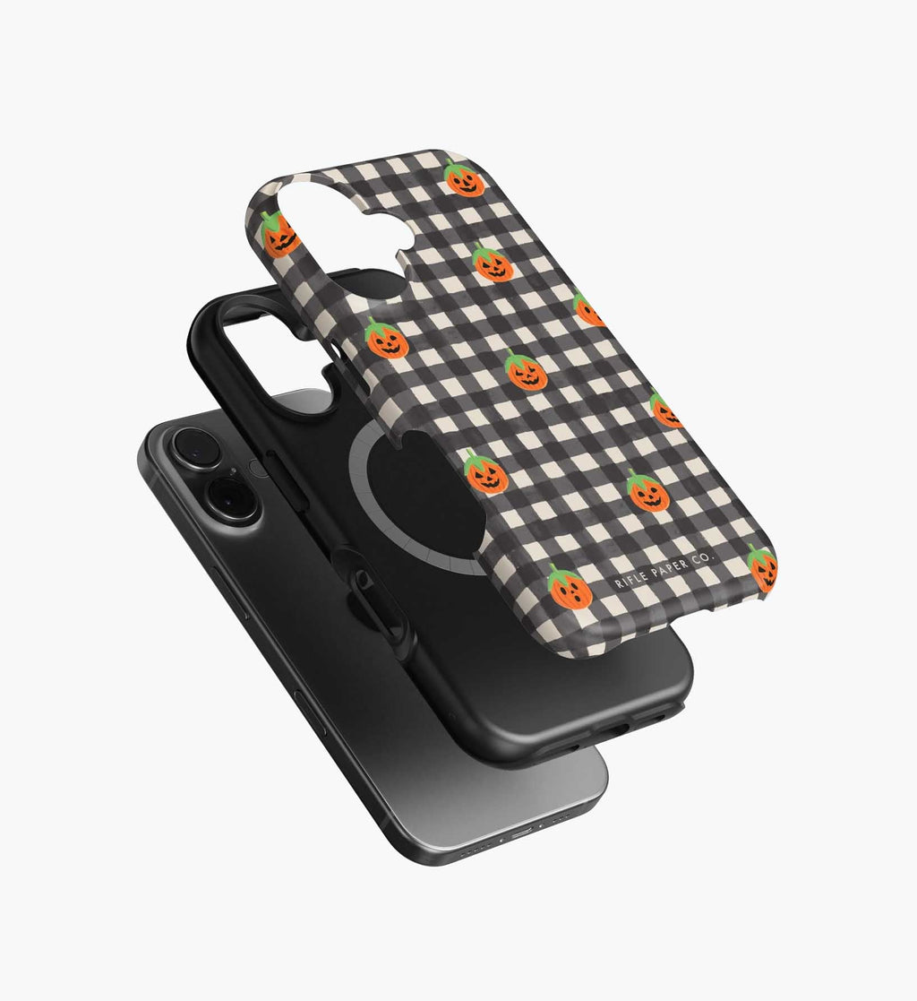 Cloverpaperco™ - Phone Case - Pumpkin Gingham