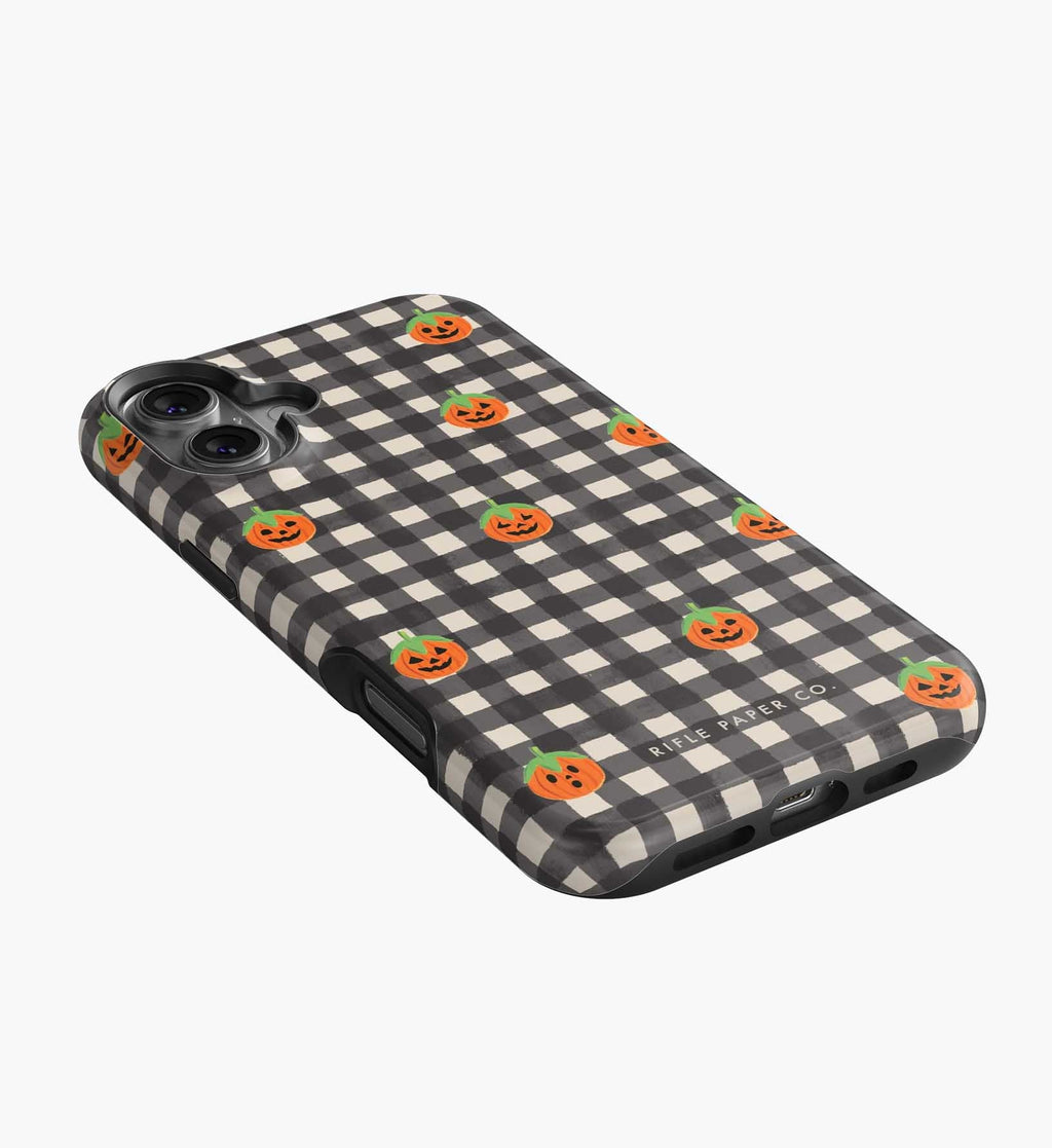 Cloverpaperco™ - Phone Case - Pumpkin Gingham
