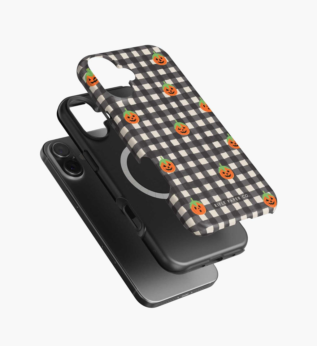 Cloverpaperco™ - Phone Case - Pumpkin Gingham