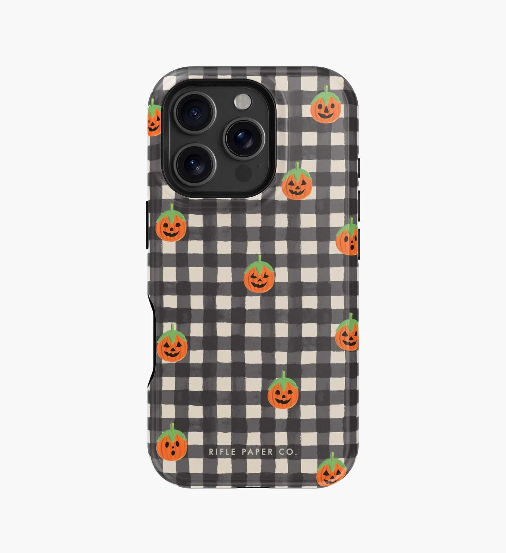Cloverpaperco™ - Phone Case - Pumpkin Gingham