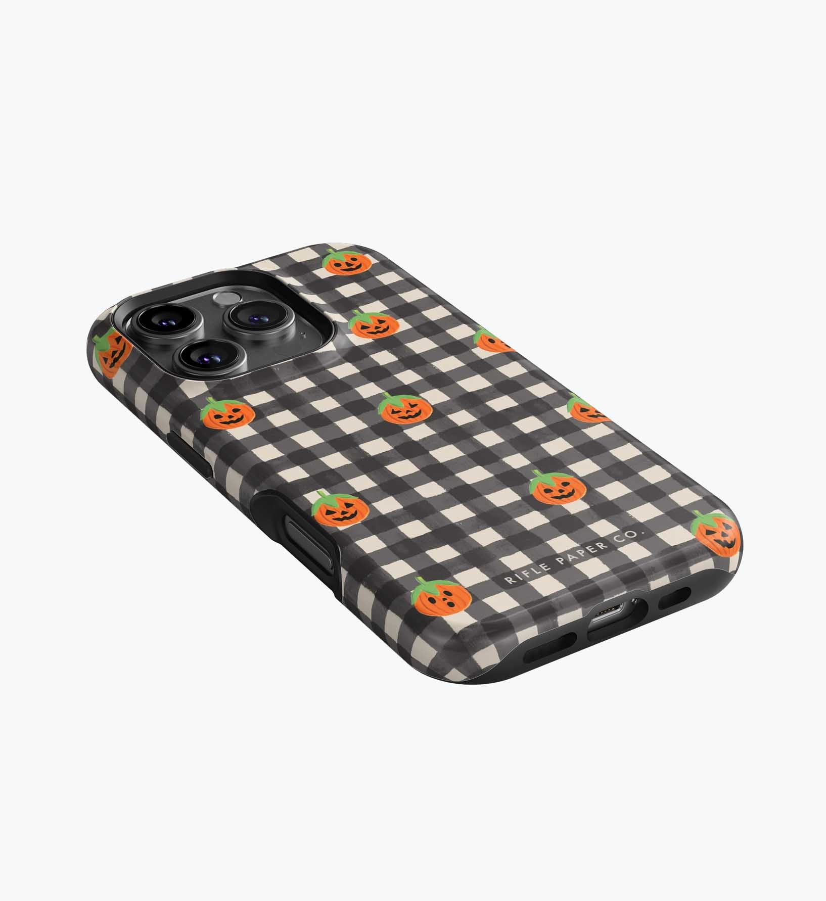 Cloverpaperco™ - Phone Case - Pumpkin Gingham