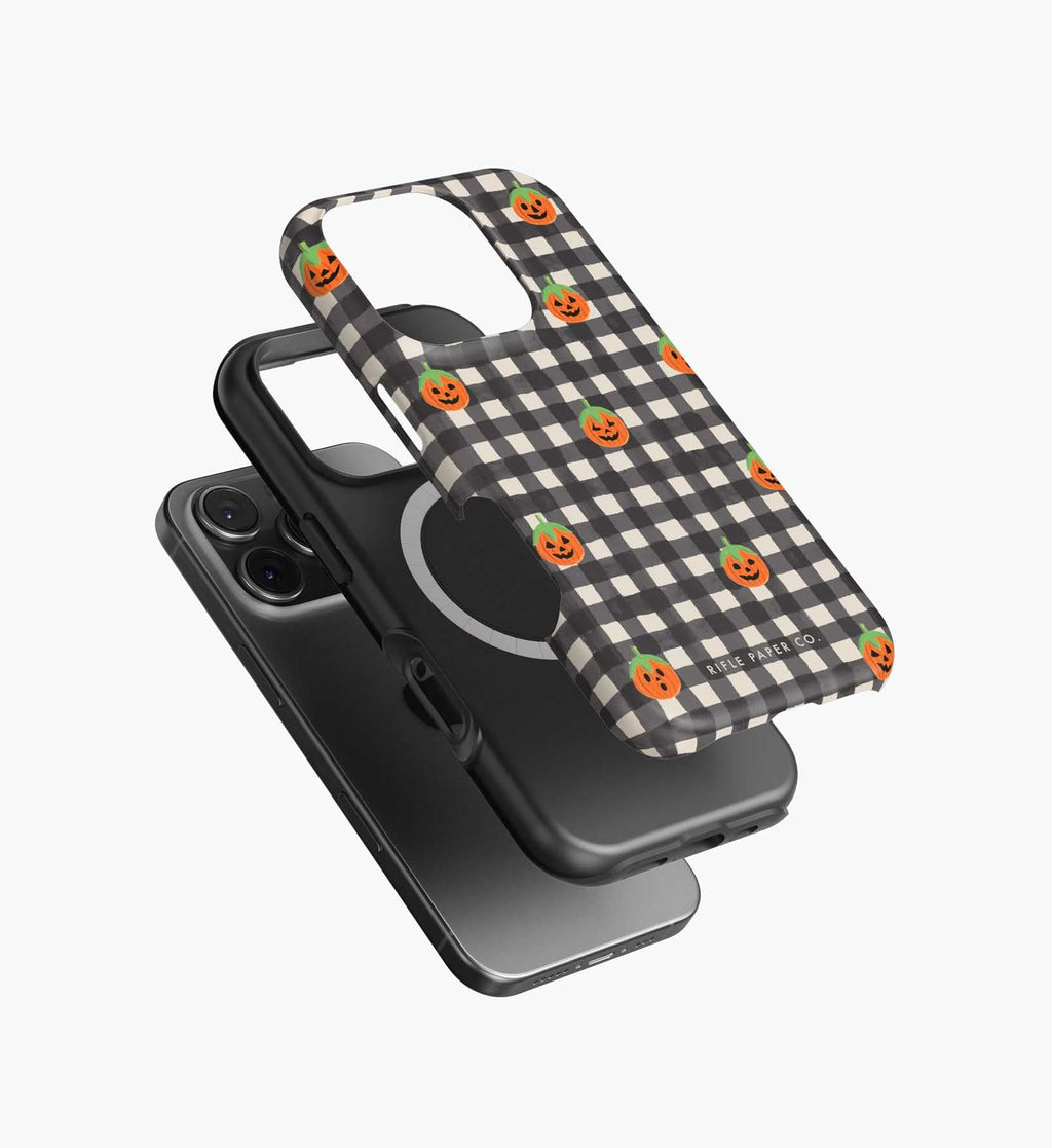 Cloverpaperco™ - Phone Case - Pumpkin Gingham