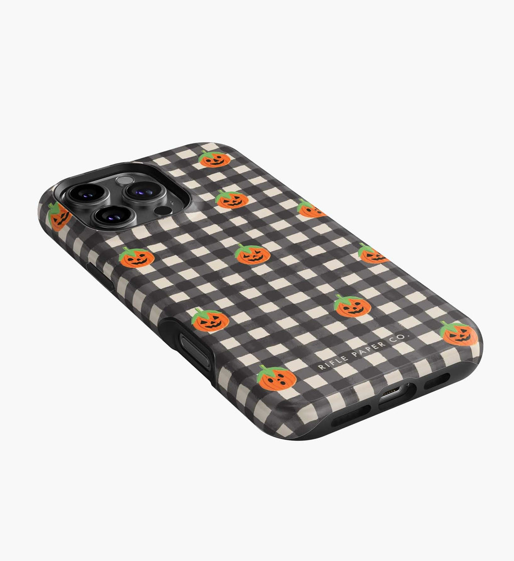 Cloverpaperco™ - Phone Case - Pumpkin Gingham
