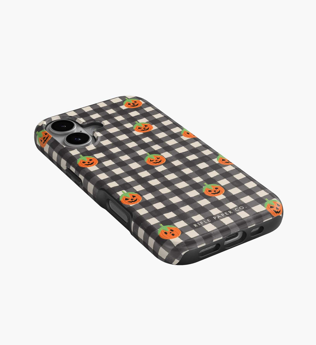 Cloverpaperco™ - Phone Case - Pumpkin Gingham