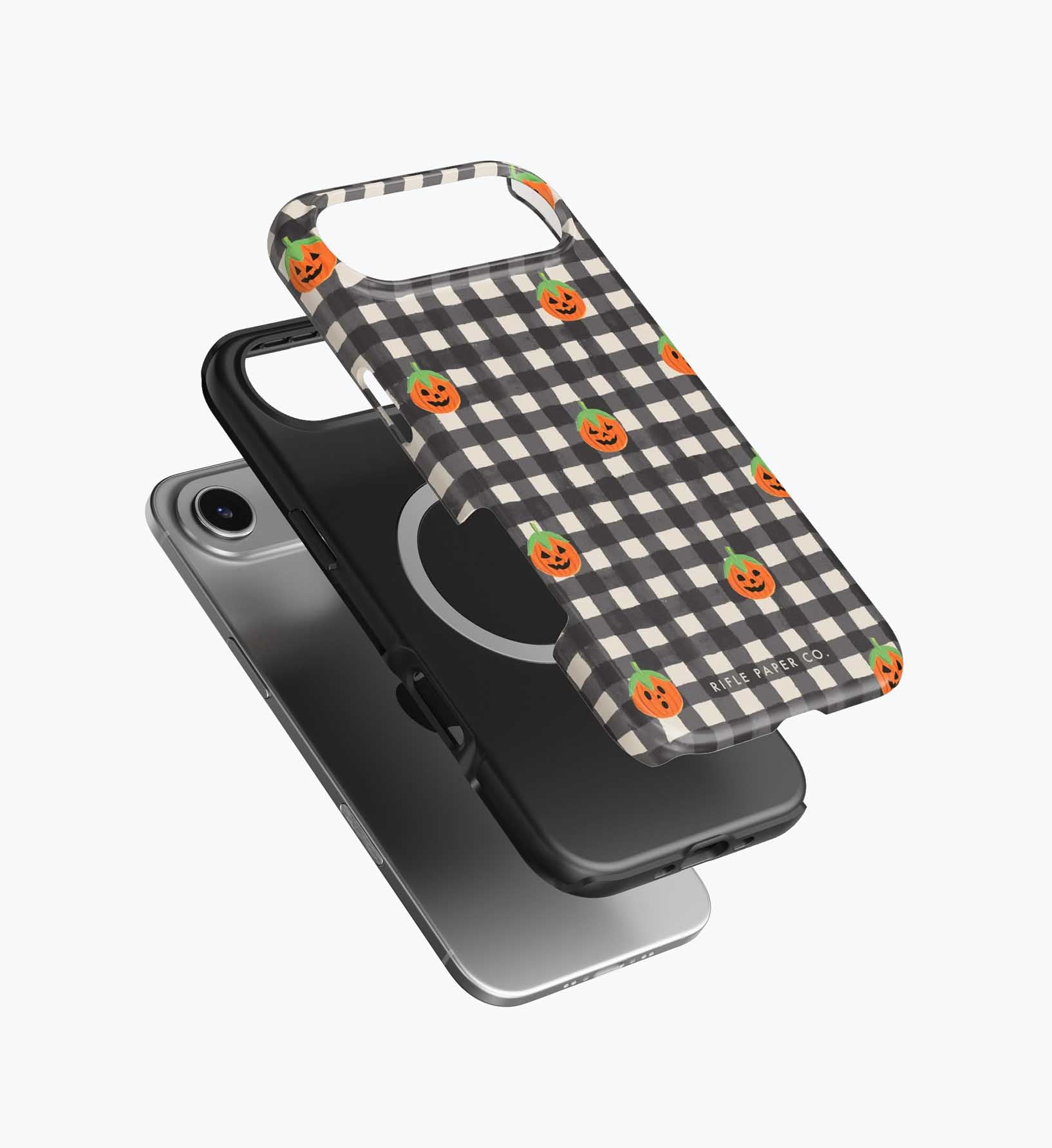 Cloverpaperco™ - Phone Case - Pumpkin Gingham