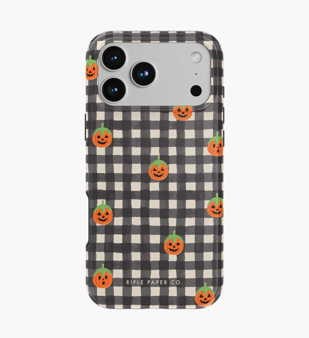 Cloverpaperco™ - Phone Case - Pumpkin Gingham