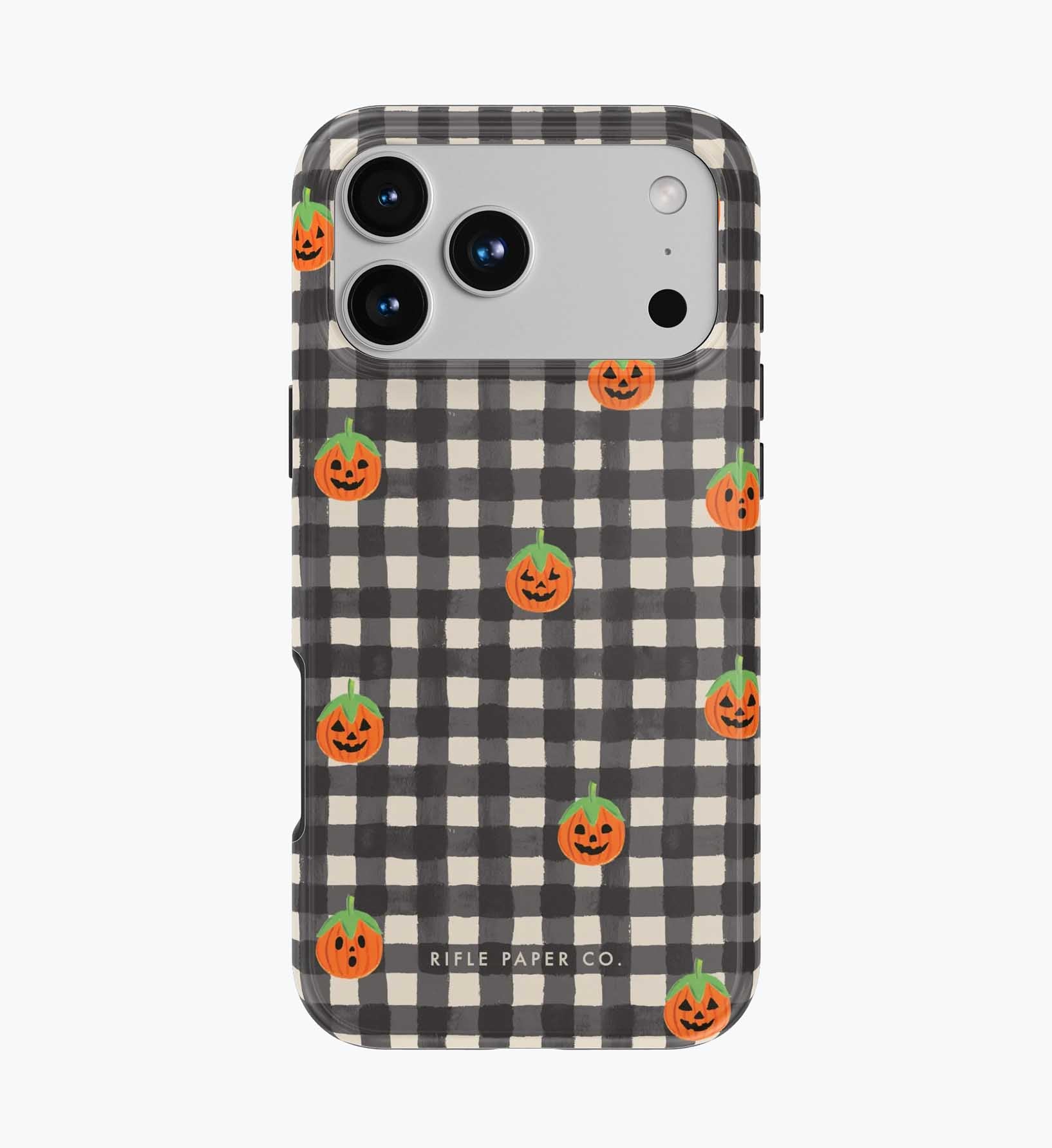 Cloverpaperco™ - Phone Case - Pumpkin Gingham