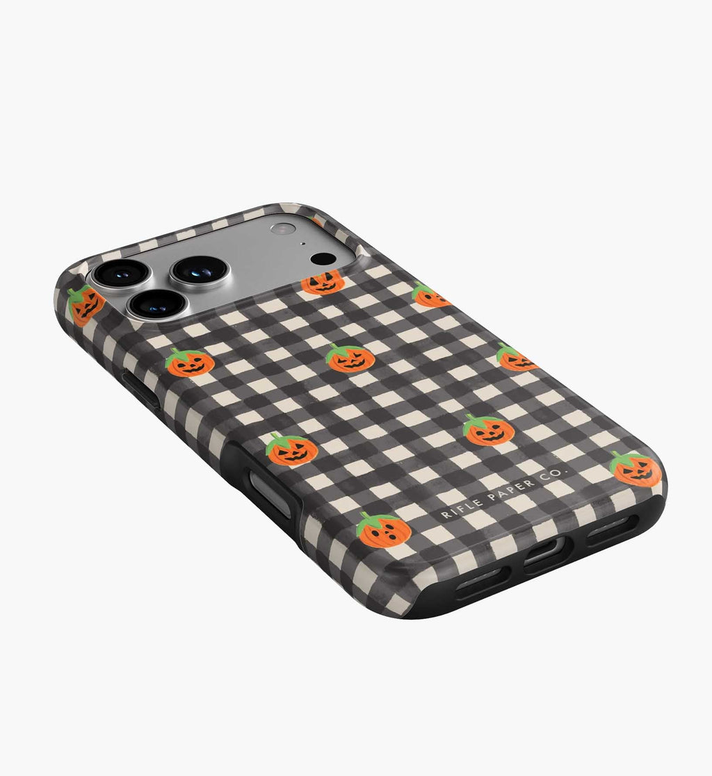 Cloverpaperco™ - Phone Case - Pumpkin Gingham