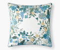 Cloverpaperco™ - Embroidered Pillow Cover - Garden Party Blue