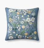 Cloverpaperco™ - Embroidered Pillow Cover - Strawberry Fields Green