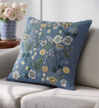Cloverpaperco™ - Embroidered Pillow Cover - Strawberry Fields Green
