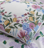 Cloverpaperco™ - Embroidered Pillow Cover - Garden Party Ivory