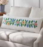 Cloverpaperco™ - Embroidered Lumbar Pillow Cover - Helena