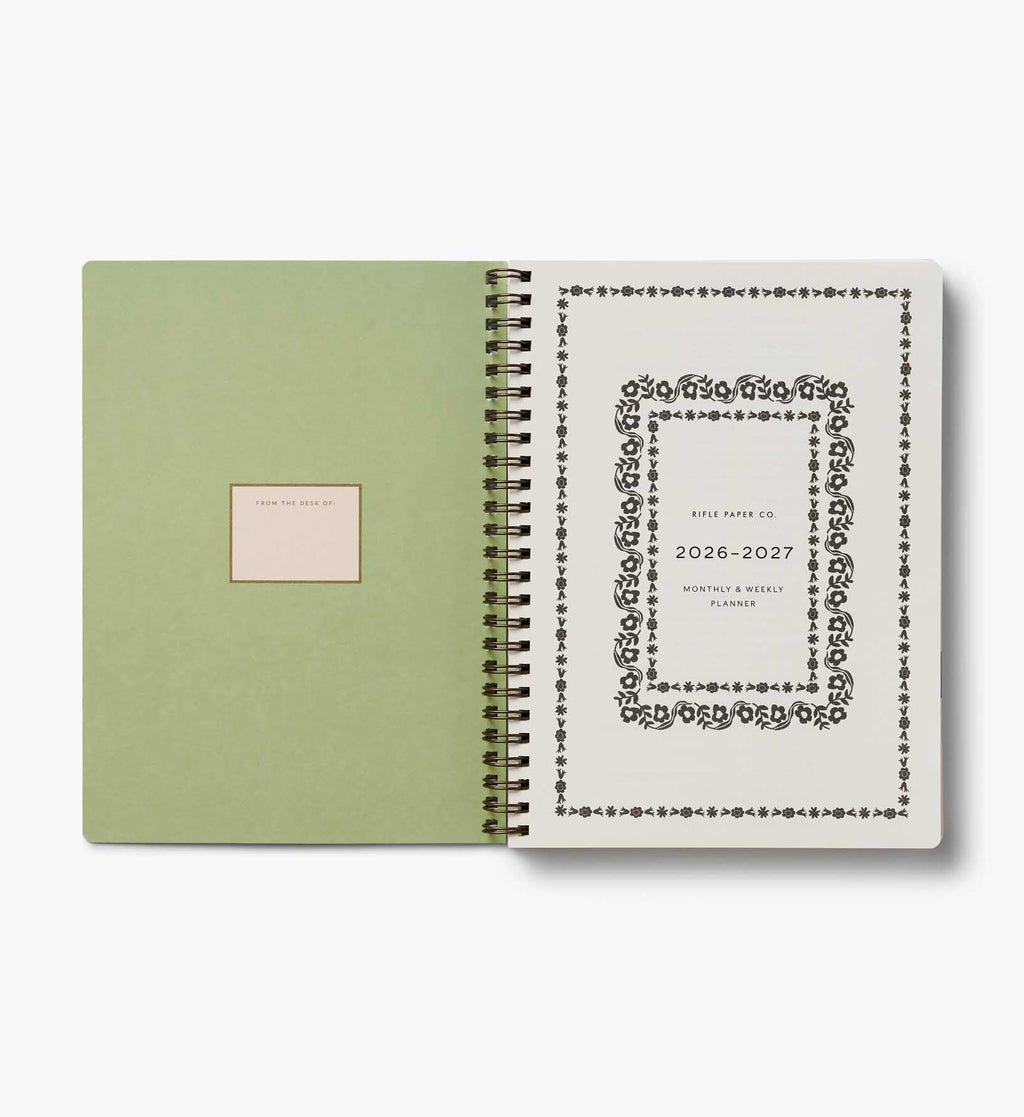 Cloverpaperco™ - 2026-2027 17-Month Academic Softcover Spiral Planner - Mimi