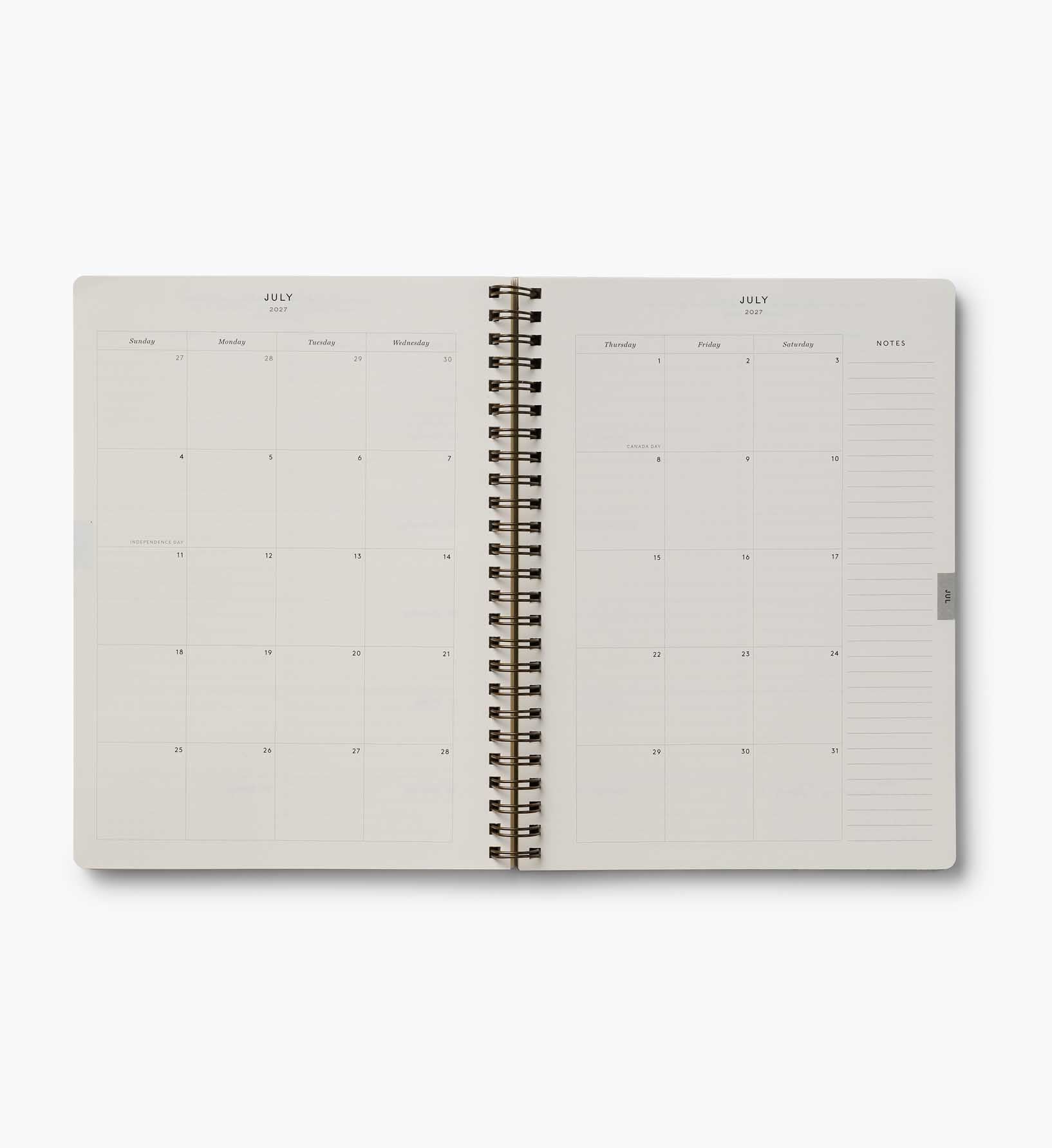 Cloverpaperco™ - 2026-2027 17-Month Academic Softcover Spiral Planner - Mimi