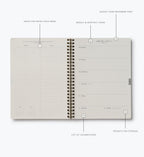 Cloverpaperco™ - 2026-2027 17-Month Academic Softcover Spiral Planner - Mimi
